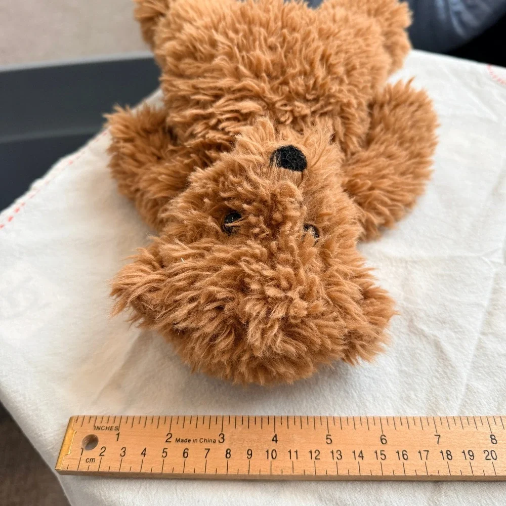 Vermont Teddy Bear Vintage Stuffed Animal Shaggy Plush Brown 12 Inch Hand Made
